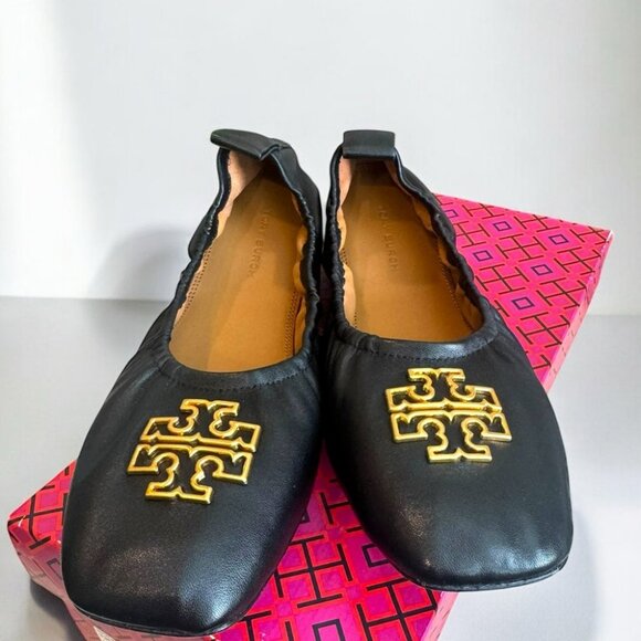 NEW Tory Burch Britten Ballet Flats - Picture 1 of 11